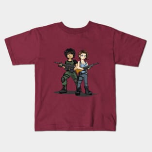 RE3 Remake Jill Valentine and Carlos Oliveira Kids T-Shirt